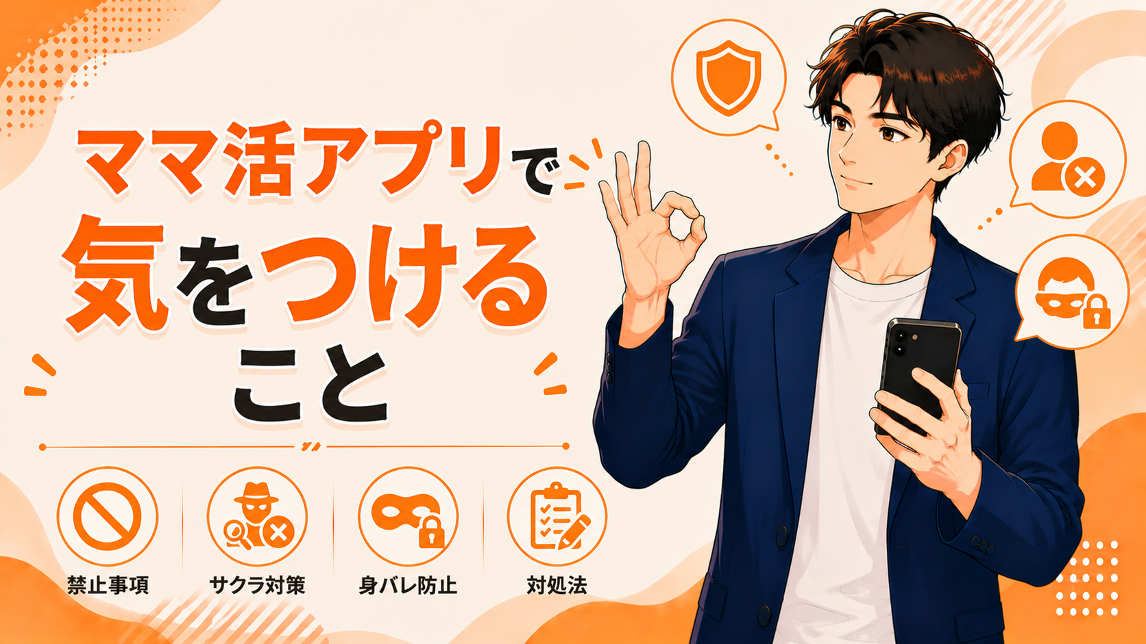 ママ活アプリで気をつけること